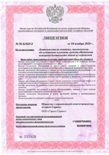 Одностворчатая дверь в алюминиевом профиле ДА-1163 - сертификат №9