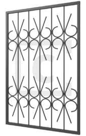 Решётка на окно сварная 3-133