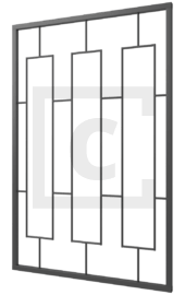 Решётка на окно сварная 1-144
