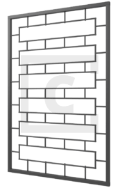 Решётка на окно сварная 1-18