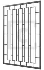 Решётка на окно сварная 1-27