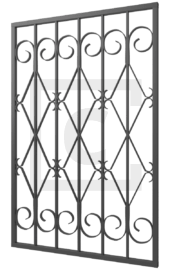 Оконная решетка для загородного дома сварная 3-95